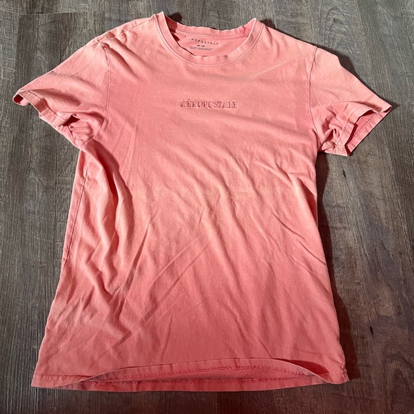 Aeropostale Medium Pink Sun Faded T-Shirt - Picture 2 of 3
